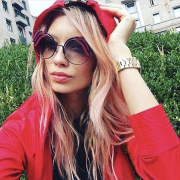 FENDI 廣告主打 太陽眼鏡 (深藍色)FF0215S