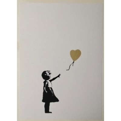 Banksy バンクシー GIRL WITH GOLD BALLOON WCP リプロダクション シルクスクリーン プリント 現代アート |  LINEブランドカタログ