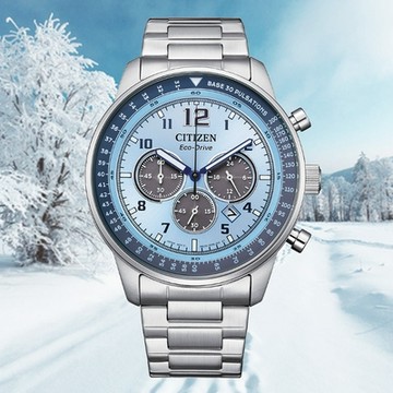 CITIZEN 星辰 Chronograph 希望之藍限定款 光動能 碼錶計時 男錶 CA4500-83M送禮 禮物 推薦