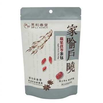 麗紳和春堂 蘋果茯苓茶包(20gx7入/袋)x3袋