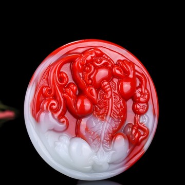 天然新疆和田玉金絲玉貔貅皮帶扣腰帶扣男士彩玉腰雞血玉扣牌掛件