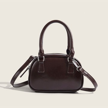 Bag House👜 【3827人收藏】紅色包包秋冬女2023新款潮韓國手提保齡球包百搭斜挎包小方包