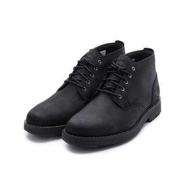 TIMBERLAND 全粒面皮革CRESTFIELD查卡靴 黑 A43DC 男鞋