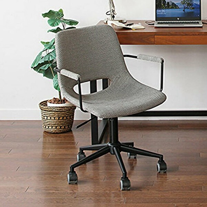 デスクチェア グレー オフィスチェア キャスター付き イス 昇降式 パソコンチェア ワークチェア 椅子 おしゃれ モダン コンパクト 通販 Lineポイント最大0 5 Get Lineショッピング