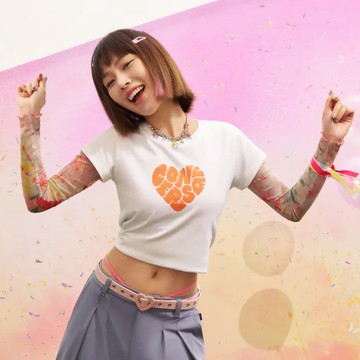 CONVERSE 女 短袖上衣 白
