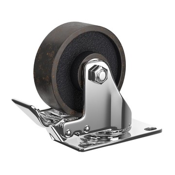 靜音防滑萬向輪 萬向輪 靜音輪 鑄鐵腳輪1.5寸2寸2.5寸3寸4寸5寸萬向輪全鐵輪帶軸承耐高溫輪轱轆