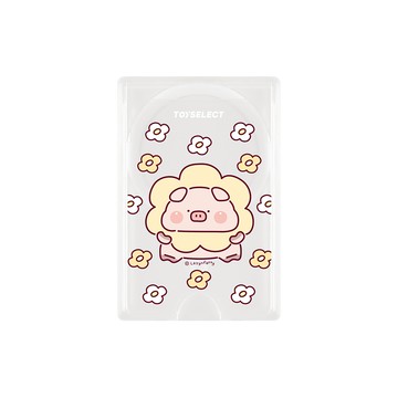 【插畫家聯名】胖才可愛肉呆花朵MagSafe磁吸卡片夾