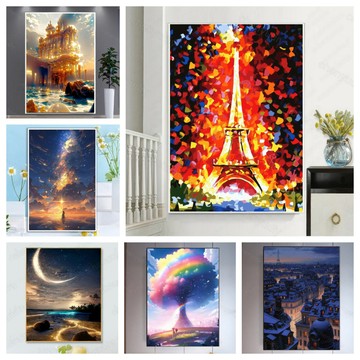 💛盒裝💛台中寄出💛 DIY鑽石貼畫 5D鑽石畫 點鑽畫 DIY立體鑽貼畫 鑽石貼 貼鑽畫