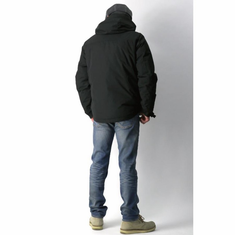 ショット) Schott 2トーン ダウン パーカー ジャケット ダウン