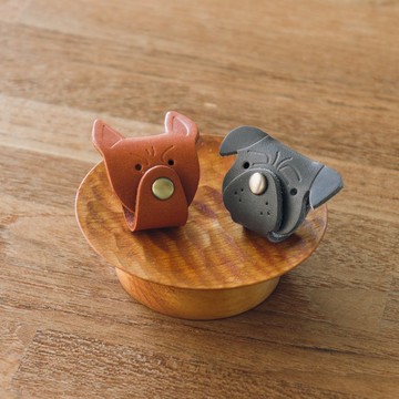 毛孩繞繞 皮革捲線器 W6-039