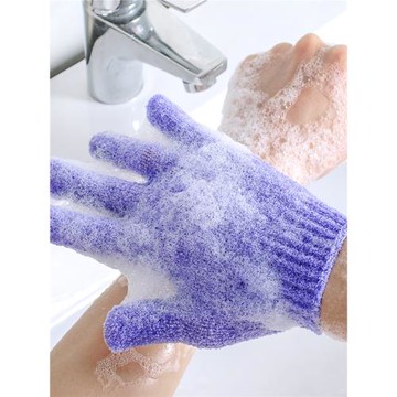 洗澡手套搓澡神器搓背澡巾搓澡五指手套擦背沐浴套浴巾搓沖涼專用