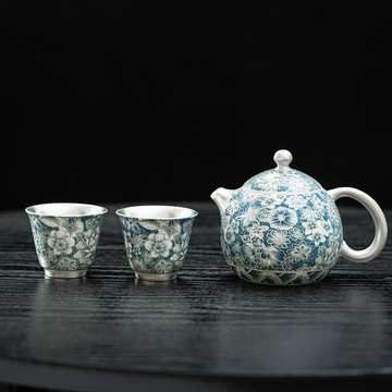 優質茶具🔥臺灣出貨 銀茶具套裝壹壺二杯高檔輕奢茶壺茶杯伴手禮喬遷禮盒裝會銷禮品