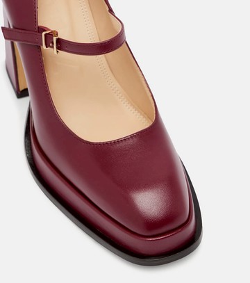 Souliers Martinez Casilda leather Mary Jane pumps