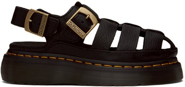 Dr. Martens 黑色 Wrenlie 凉鞋