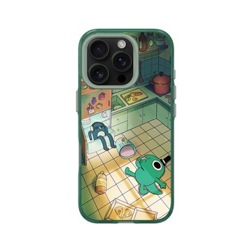 iPhone 16 Pro Clear 憂墨綠 - 怪奇事物所 Incrediville - 卡路里盛夏派對