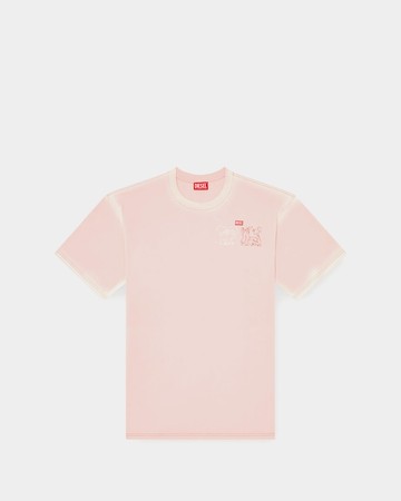 DIESEL 劍鞘圖騰短袖T-Shirt - S