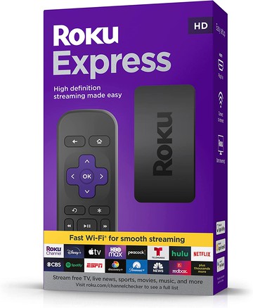 [3美國直購] Roku Express (3960R) HD Streaming Device 含 HDMI 線 + 遙控器