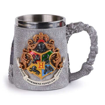 哈利波特 霍格華茲校徽 Hogwarts - 限量不銹鋼造型杯 Harry Potter