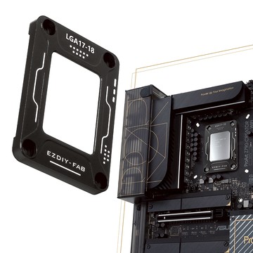 EZDIY-FAB INTEL12代13代 CPU蓋板矯正器 修復彎曲的CPU 13900k固定器 絕緣材料 改善散熱