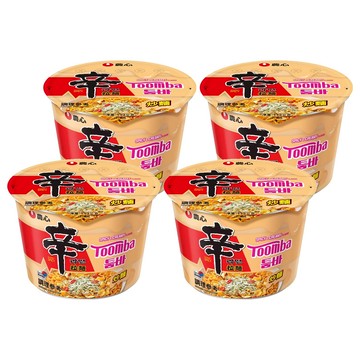 NONGSHIM 農心 辛拉麵 辣白醬風味 大碗麵 113g  4入