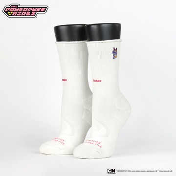 【FOOTER除臭襪】飛天小女警-一起耍酷酷襪(PPG08-粉色)