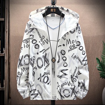 春秋季外套男韓版潮流學生夾克新款褂子男孩薄衣服夏款防曬衣