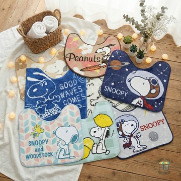 現貨 禮物 日本 限定 正版 史努比 SNOOPY U型墊  馬桶地墊 防滑墊 吸水墊 止滑墊 地墊 可機洗
