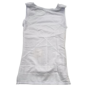 Charmen 輕薄束胸三段排扣收腹塑腰背心 NY041 白色  M