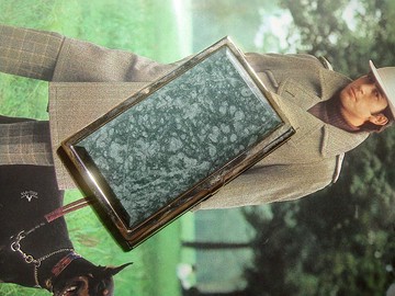 【老時光 OLD-TIME】早期二手台灣製大理石名片盒