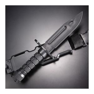 トレーニングナイフ M9 バヨネット シース付き 銃剣 ラバー プラスチック M16 鞘 ベルトループ