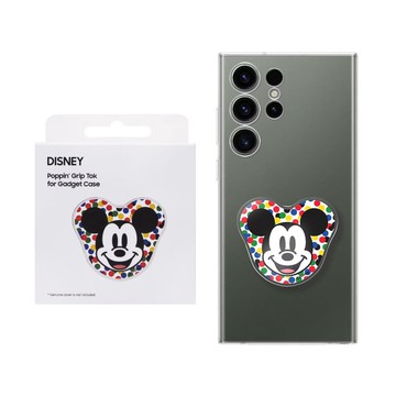 【Samsung 三星】原廠 Galaxy S23系列 迪士尼聯名 - 米奇指環支架 (適用 透明多功能保護殼)