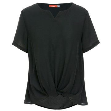 沁涼雪紡上衣-尊爵黑(女265144830)