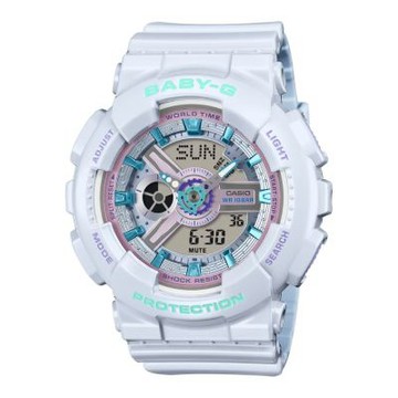 CASIO卡西歐 BABY-G Y3K 閃耀奪目  細膩優雅 雙顯錶款 BA-110MC-7A_43.4mm