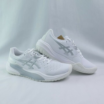 ASICS 1042A294101 GEL-Challenger 15 男女 網球鞋 白x銀【iSport愛運動】