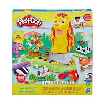【W先生】培樂多 Play-Doh 黏土 獅子與叢林好朋友主題遊戲組 安全 無毒 食用色素 HF7221