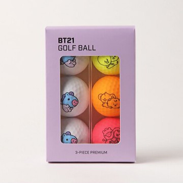 現貨 官方代理【BT21 BABY GOLF】MANG GOLF BALL SET (6 BALLS) 高爾夫球 6顆 韓國原廠【正元精密】