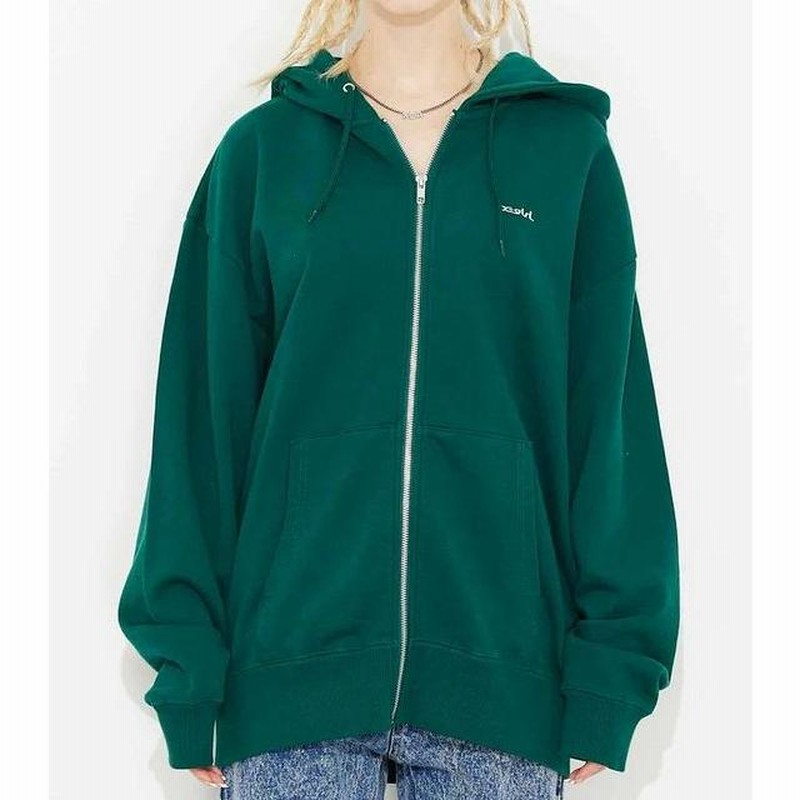 エックスガール X-GIRL NOISE FACE ZIP UP SWEAT HOODIE ノイズ エックスガール X-GIRL NOISE FACE ZIP UP SWEAT HOODIE ノイズ