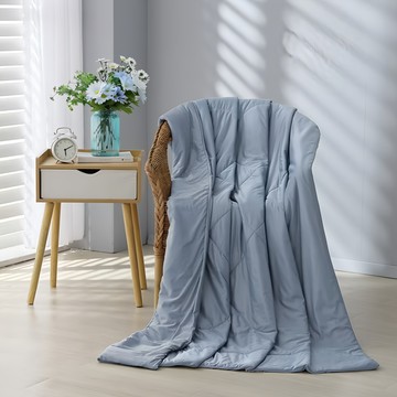 Ishur 伊舒爾 急凍涼感被 冰心深藍 100% Polyester 台灣製造  180 x 150cm