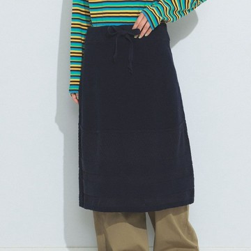 BEAMS BOY / 女裝 網眼 綁帶 針織裙