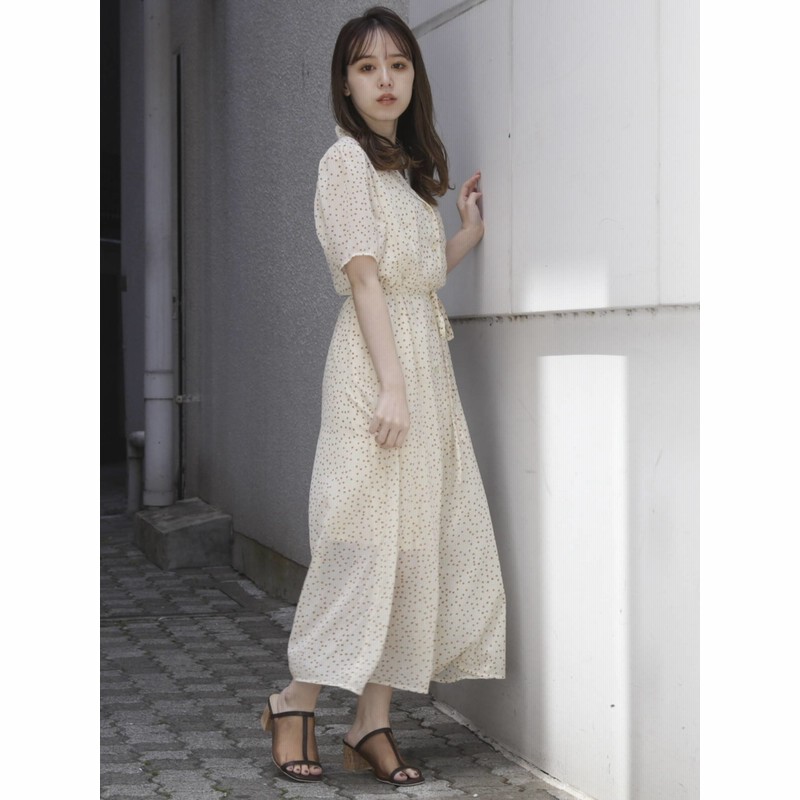 Mark Styler Dazzlin ランダムドットライクシャツワンピース 通販 Lineポイント最大get Lineショッピング