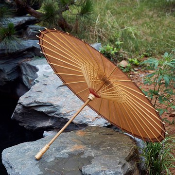 【叮噹】古風油紙傘 防雨防晒 吊頂裝飾傘 學生中國風 復古風 舞蹈傘 旗袍花傘 油紙傘 傘