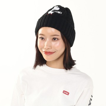 CHUMS Booby Knit Watch 男女 毛帽 黑色 CH051388K001