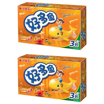 ORION 好麗友 好多魚餅乾 烤雞口味  90g  2盒