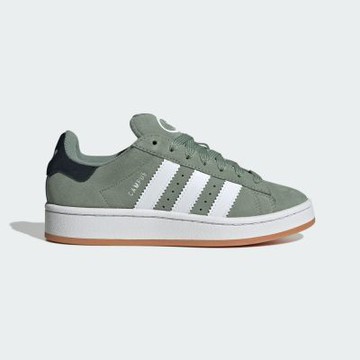 Adidas 愛迪達 Campus 00s J [JI0283] 大童 運動休閒鞋 復古鞋 麂皮 綠