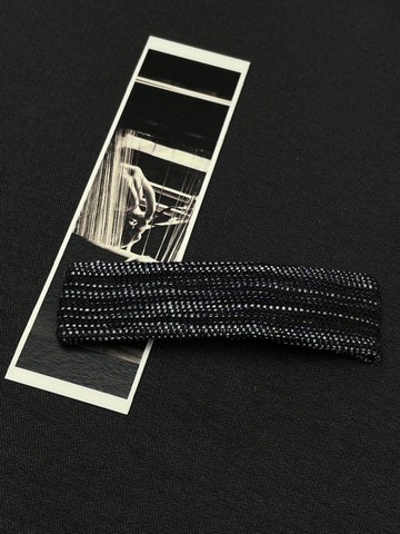 織間 手織蠶絲髮夾