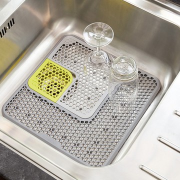 《KitchenCraft》拼接式水槽瀝水墊- 餐具杯盤墊 隔水墊 流理臺墊