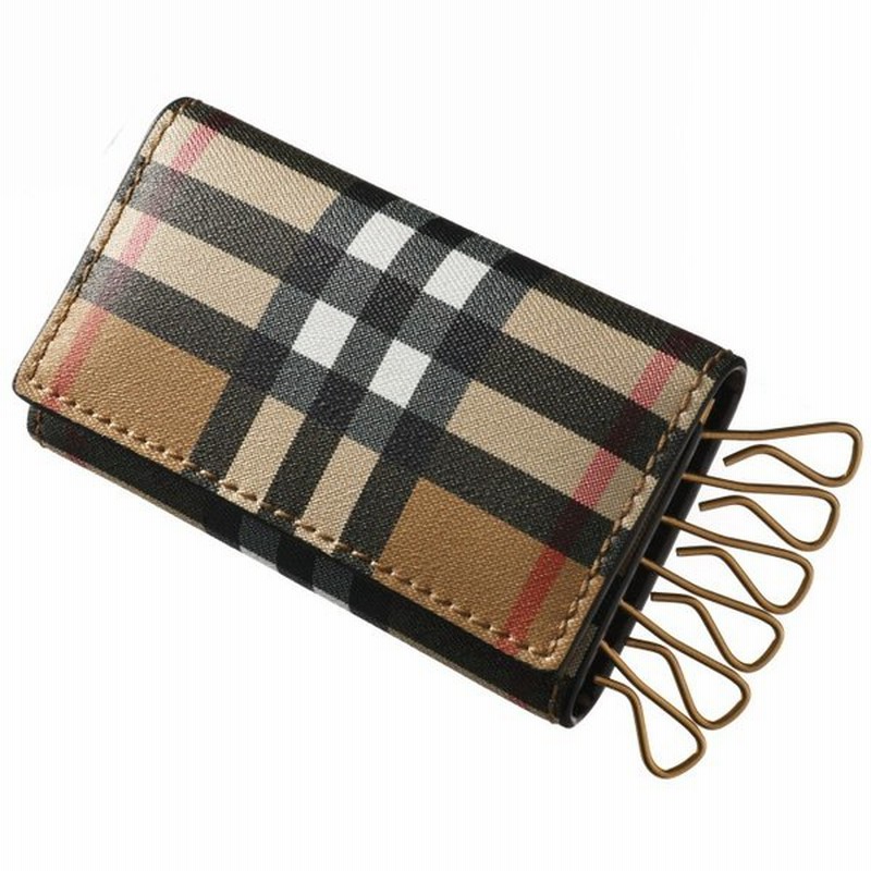 バーバリー Burberry ヴィンテージチェック レザー キーケース 二つ折り 6連キーケース 通販 Lineポイント最大0 5 Get Lineショッピング