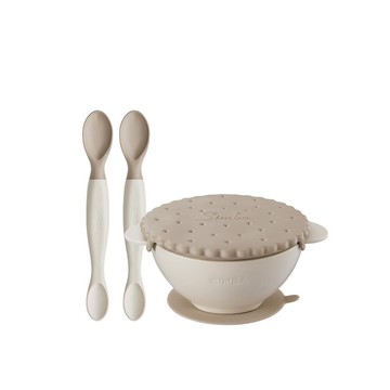 小獅王辛巴美味曲奇副食品餐具組(杏茶) 318元