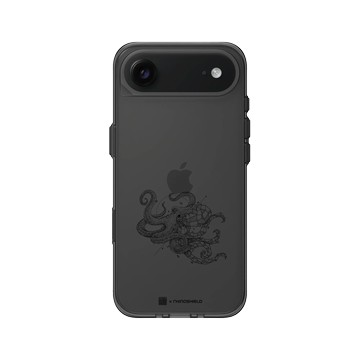 iPhone Air Clear (相機按鈕) 酷墨灰 - Kerby Rosanes - 章魚 - 黑