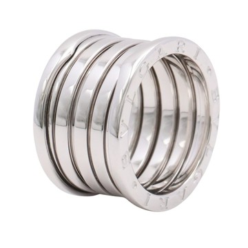 BVLGARI 寶格麗 B.zero1 4環戒指 18K白金 【二手名牌BRAND OFF】